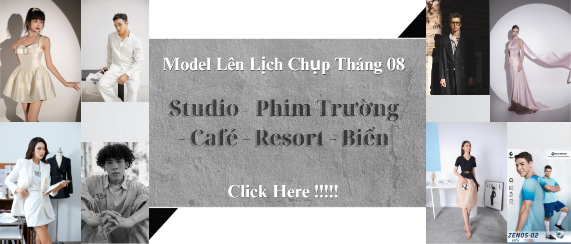 Model lên lịch chụp tháng 08 - HCM